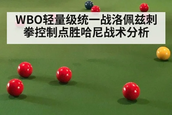 WBO轻量级统一战洛佩兹刺拳控制点胜哈尼战术分析